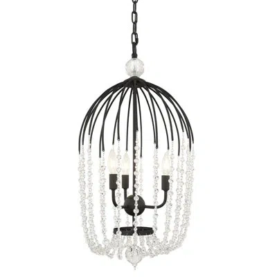 Varaluz Voliere Crystal Tall Pendant