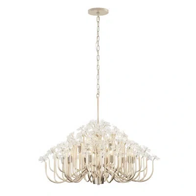 Varaluz Wildflower 15-light Chandelier In Gold Dust