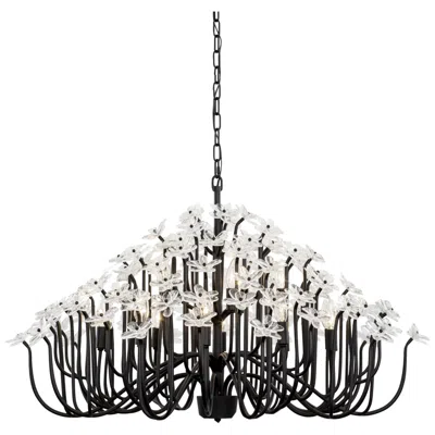 Varaluz Wildflower 15-lt Chandelier - Matte Black