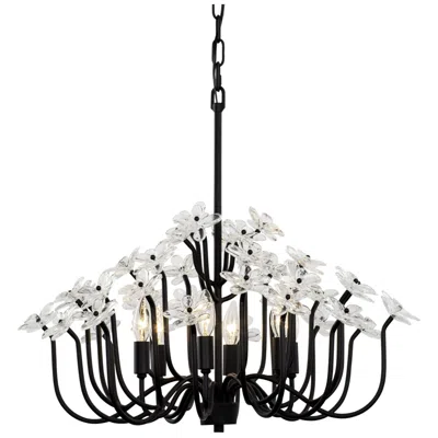 Varaluz Wildflower 6-lt Chandelier - Matte Black