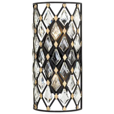 Varaluz Windsor 17" High Carbon Crystal 2-light Wall Sconce