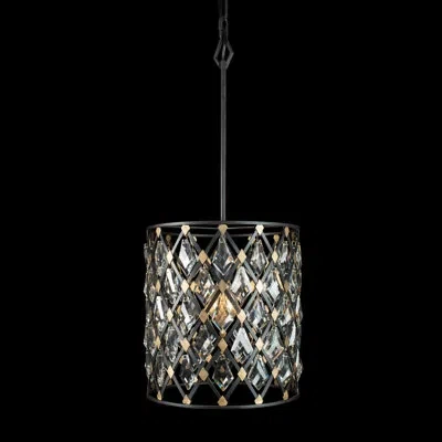 Varaluz Windsor 1-light Pendant In Gold;matte Black