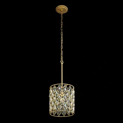 Varaluz Windsor 1-light Pendant In Gold;matte Black