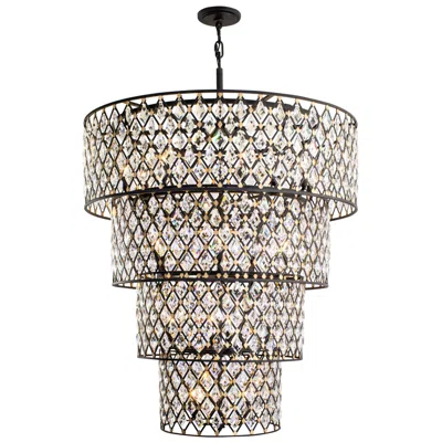 Varaluz Windsor 21-lt 4-tier Crystal Chandelier In Multi