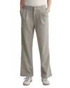 Varley Aberdeen Ribbed Knit Pants In Taupe Marl
