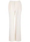 Varley Aberdeen Straight-leg Corduroy Trousers In Cream