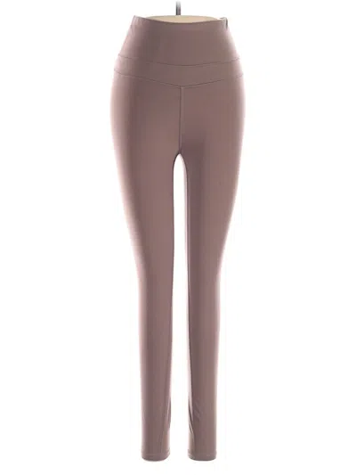 Pre-owned Varley Active Pants In Brown