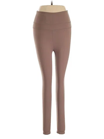 Pre-owned Varley Active Pants In Brown