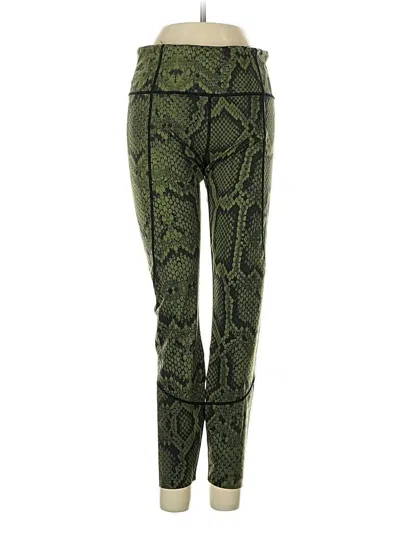 Pre-owned Varley Active Pants In Green