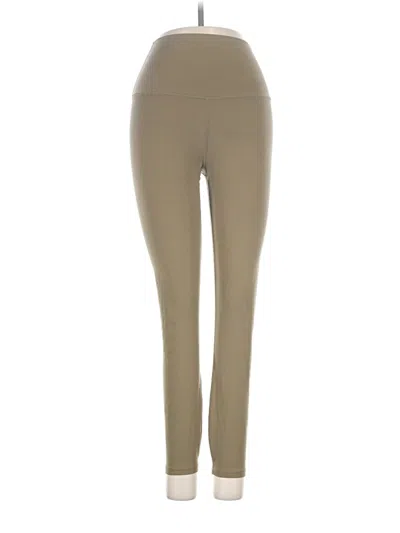 Pre-owned Varley Active Pants In Tan