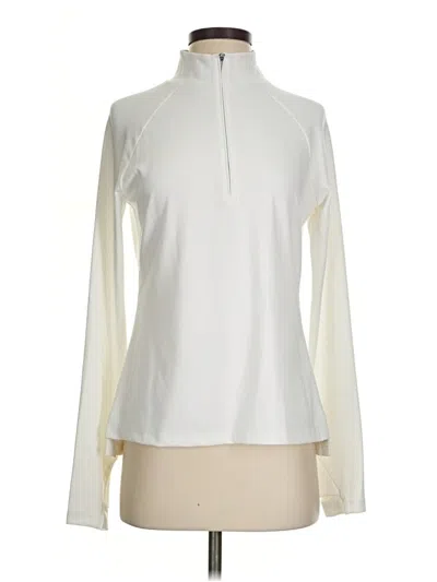 Pre-owned Varley Active T-shirt In Ivory