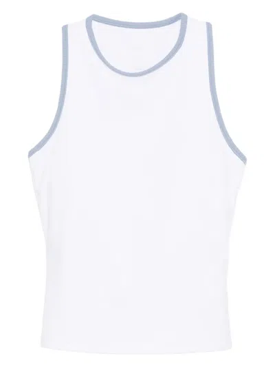 Varley Agneta Performance Tank Top In White