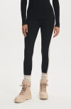 Varley Aiden Rib Knit Leggings In Black