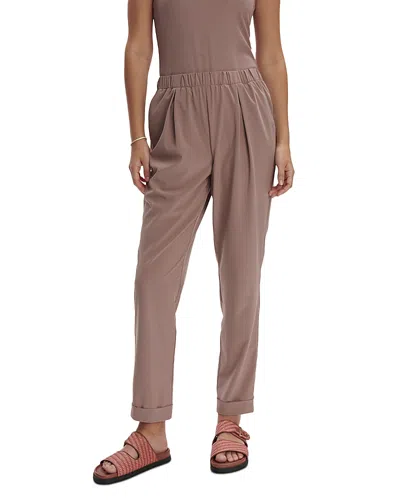 Varley Alana Slim Tapered Cuff Pants In Antler