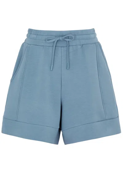Varley Alder Stretch-jersey Shorts In Blue