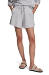 Varley Alder Sweat Shorts In Grey Dawn