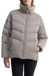 Varley Alena 700 Fill Power Down Puffer Jacket In Cinder Shimmer