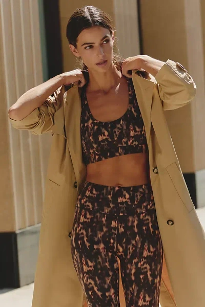 Varley Always Selma Sports Bra In Brown