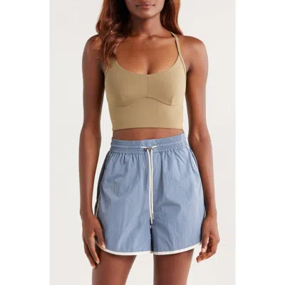 Varley Always Surrey Longline Sports Bra In Neutral