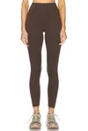 Varley Always Warm Base Layer 25 Legging In Deep Chocolate Marl