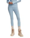 Varley Always Warm Super High Waist Base Layer Leggings In Blue