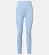 Varley Always Warm Jersey Leggings In Blue