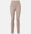 Varley Always Warm Jersey Leggings In Neutral