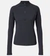 Varley Always Warm Half-zip Pullover In Black
