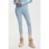 Varley Always Warm Super High Waist Base Layer Leggings In Blue