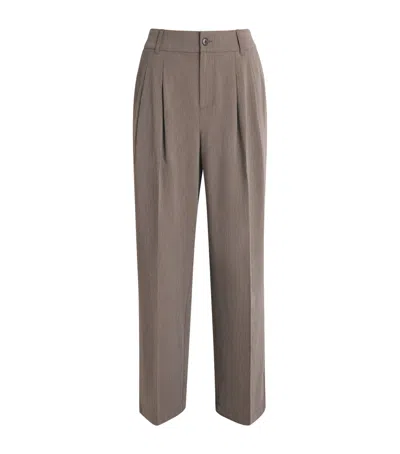 Varley Alysha Wide-leg Trousers In Brown