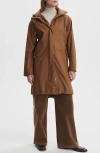 Varley Amel Rainproof Jacket In Brown