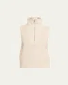 Varley Amina Half-zip Knit Pullover In Neutral