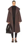 Varley Ana Long Wrap Puffer Coat Coffee Bean In Coffee Bean