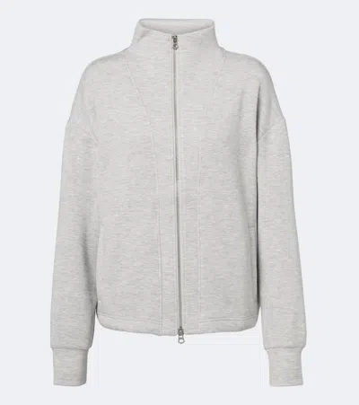Varley Arlene Zip-up Sweatshirt In Grey
