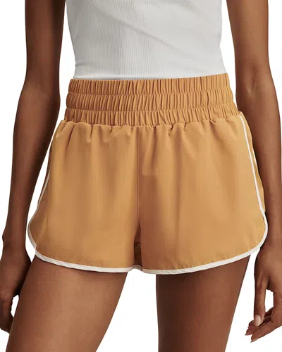 Varley Arlington Running Shorts In Brown