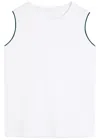 Varley Arton Performance Stretch-jersey Tank In White