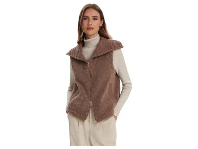 Varley Fleece Vest In Orange