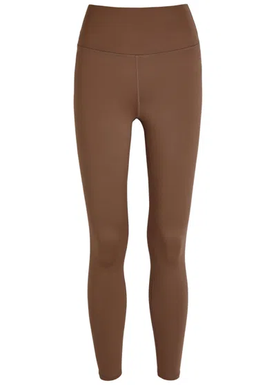 Varley Assure 25 Stretch-jersey Leggings In Brown