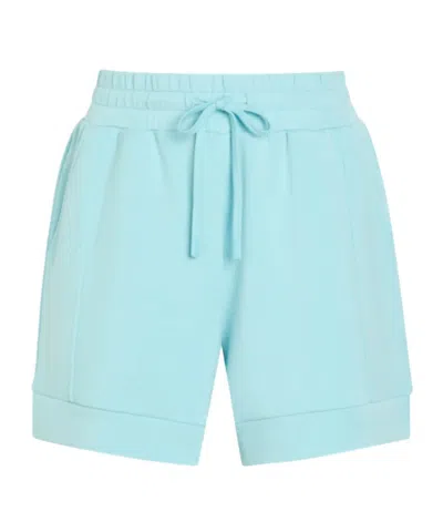 Varley Atrium Drawstring-waist Panelled Shorts In Blue