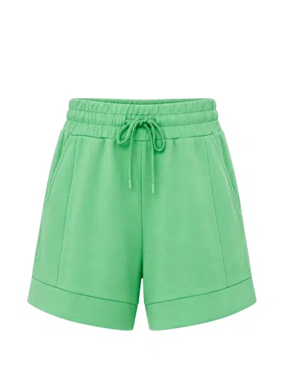 Varley Atrium Drawstring-waist Shorts In Green