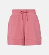 Varley Atrium High-rise Jersey Shorts In Pink