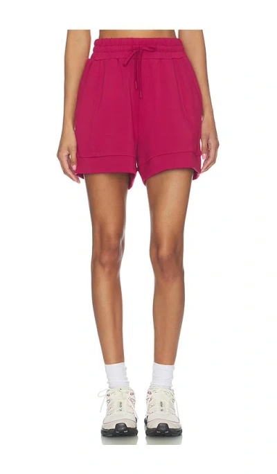 Varley Atrium High Rise Short In Pink