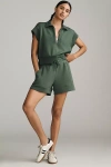 Varley Atrium High-rise Shorts In Green