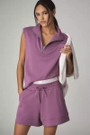 Varley Atrium High-rise Shorts In Purple