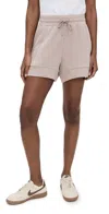 Varley Atrium High Rise Shorts Taupe Marl In Taupe Marl