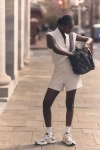 Varley Atrium High-rise Shorts In Neutral