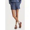 Varley Atrium High Waist Shorts In Blue