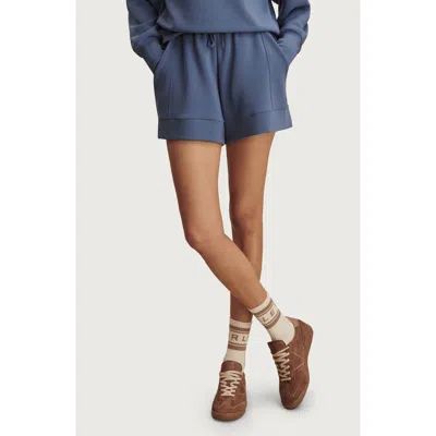 Varley Atrium High Waist Shorts In Blue