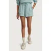 Varley Atrium Drawstring Shorts In Blue