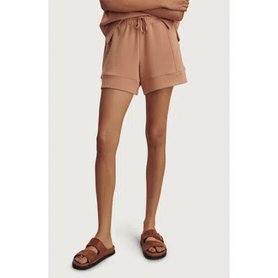 Varley Atrium High Waist Shorts In Brown